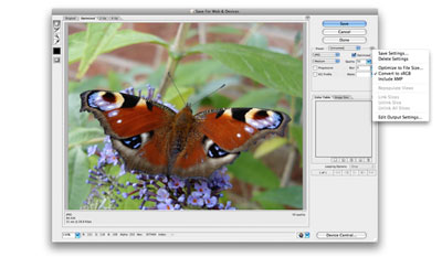 Photoshop CS3: Save for Web & Devices